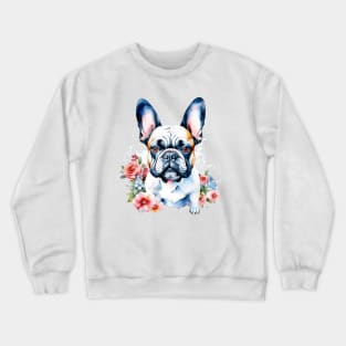 French Bulldog - Sweet Watercolor Dog Crewneck Sweatshirt